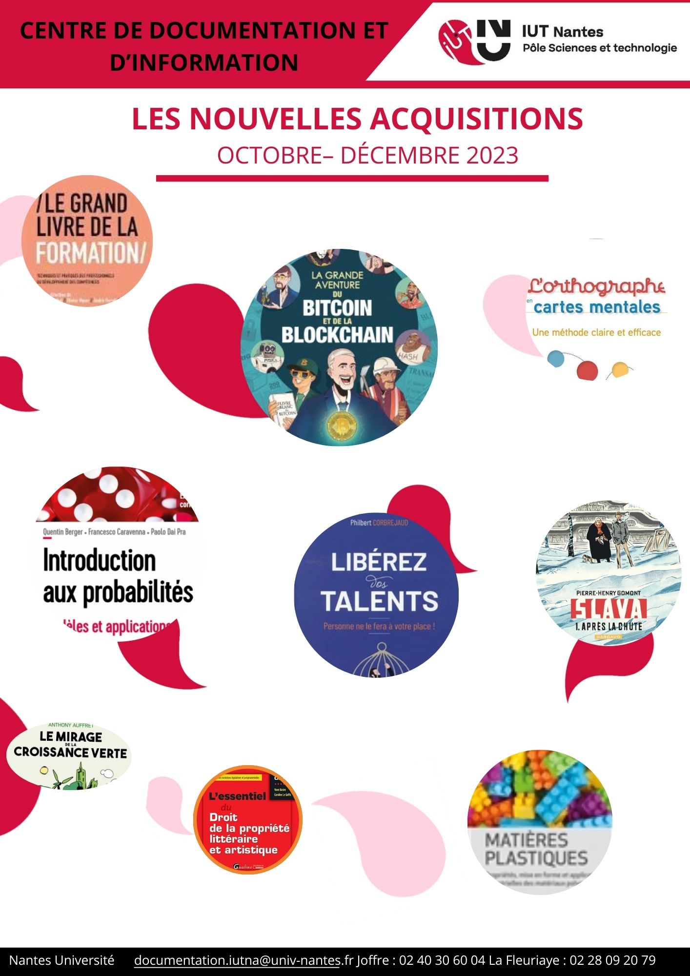 Nouveautés octobre-décembre 2023